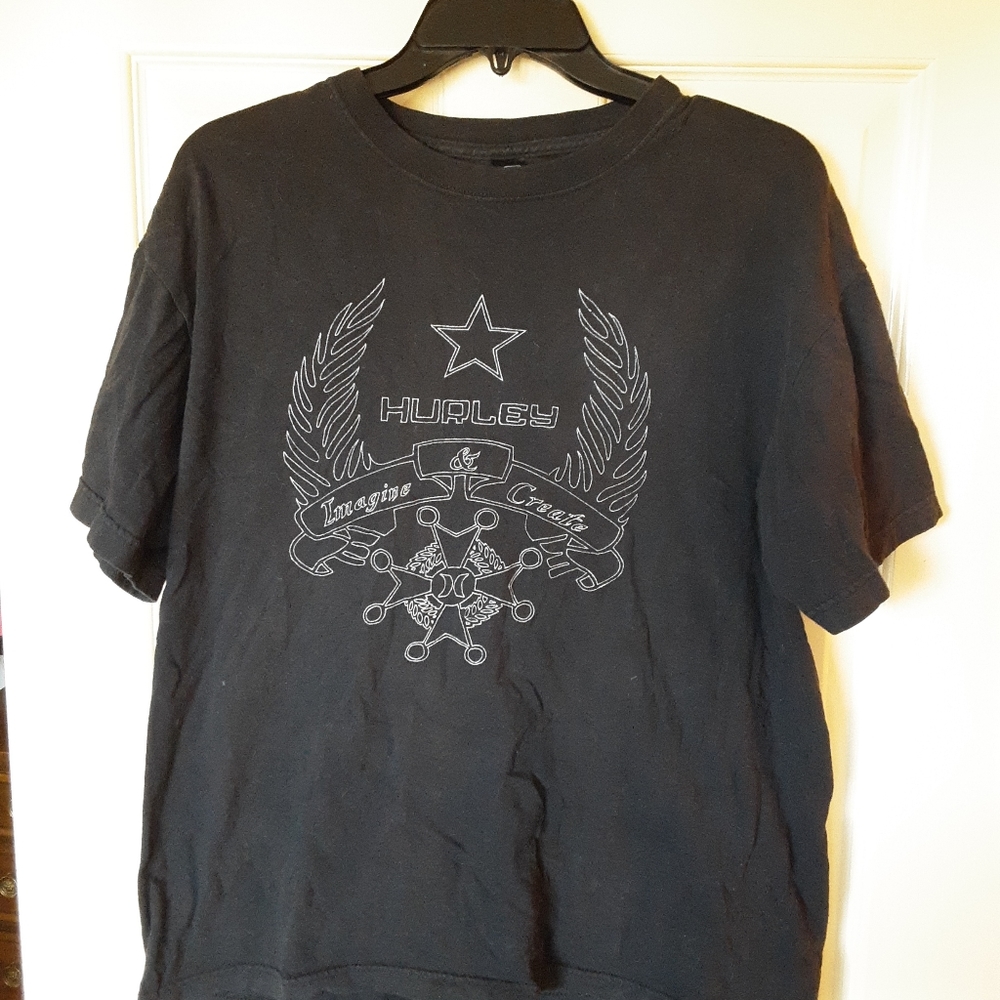 Hurley black t shirt large vintage
